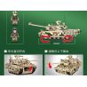 SEMBO 203110 non  XE TĂNG CHIẾN ĐẤU CHỦ LỰC TYPE 99A bộ đồ chơi xếp lắp ráp ghép mô hình Military Army TYPE 99A MAIN BATTLE TANK Quân Sự Bộ Đội 1256 khối