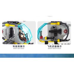 XINGBAO XB-57007 57007 XB57007 non  QUA CHIẾN TRƯỜNG (BỐN TRONG MỘT) bộ đồ chơi xếp lắp ráp ghép mô hình Military Army ACROSS THE BATTERFIELD Quân Sự Bộ Đội