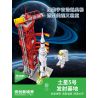 INBRIXX 691007 non  BÃI PHÓNG SATURN V bộ đồ chơi xếp lắp ráp ghép mô hình Space Thám Hiểm Không Gian 457 khối