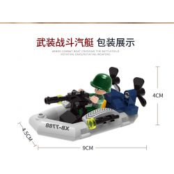 XINGBAO XB-57007 57007 XB57007 non  QUA CHIẾN TRƯỜNG (BỐN TRONG MỘT) bộ đồ chơi xếp lắp ráp ghép mô hình Military Army ACROSS THE BATTERFIELD Quân Sự Bộ Đội