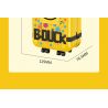 BALODY 21061 non  HÀNH LÝ B.DUCK VÒNG QUANH THẾ GIỚI LUÂN ĐÔN bộ đồ chơi xếp lắp ráp ghép mô hình B.DUCK TRAVEL SUITCASE 1499 khối