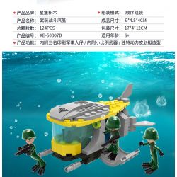 XINGBAO XB-57007 57007 XB57007 non  QUA CHIẾN TRƯỜNG (BỐN TRONG MỘT) bộ đồ chơi xếp lắp ráp ghép mô hình Military Army ACROSS THE BATTERFIELD Quân Sự Bộ Đội