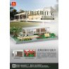 WANGE 5233 non  DINH THỰ FARNSWORTH bộ đồ chơi xếp lắp ráp ghép mô hình Architecture FARNSWORTH HOUSE Công Trình Kiến Trúc 661 khối
