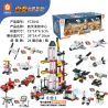 FORANGE FC3841 3841 non  TRUNG TÂM PHÓNG KHÔNG GIAN 8 KIỂU bộ đồ chơi xếp lắp ráp ghép mô hình Creator Sáng Tạo