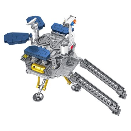 INBRIXX 691005 non  HÀNG KHÔNG VŨ TRỤ XE THÁM HIỂM SAO HỎA bộ đồ chơi xếp lắp ráp ghép mô hình Space MARS ROVER Thám Hiểm Không Gian 570 khối