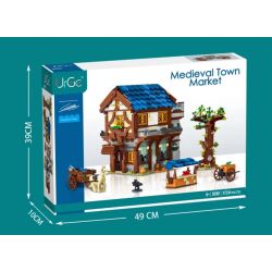 MorkModel 50101 Mork Model 50101 non  THỊ TRẤN THỜI TRUNG CỔ bộ đồ chơi xếp lắp ráp ghép mô hình MEDIEVALTOWN MARKET 1724 khối
