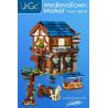 MorkModel 50101 Mork Model 50101 non  THỊ TRẤN THỜI TRUNG CỔ bộ đồ chơi xếp lắp ráp ghép mô hình MEDIEVALTOWN MARKET 1724 khối