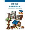 MorkModel 50101 Mork Model 50101 non  THỊ TRẤN THỜI TRUNG CỔ bộ đồ chơi xếp lắp ráp ghép mô hình MEDIEVALTOWN MARKET 1724 khối