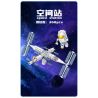 INBRIXX 691002 non  TRẠM KHÔNG GIAN bộ đồ chơi xếp lắp ráp ghép mô hình Space SPACE STATION Thám Hiểm Không Gian 368 khối