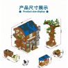 MorkModel 50101 Mork Model 50101 non  THỊ TRẤN THỜI TRUNG CỔ bộ đồ chơi xếp lắp ráp ghép mô hình MEDIEVALTOWN MARKET 1724 khối