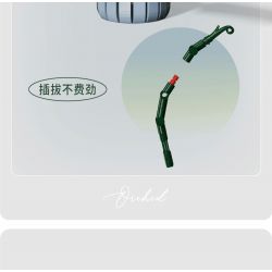 TOP TOY TC1101 1101 non  PHONG LAN TAO NHÃ tỷ lệ 1:1 bộ đồ chơi xếp lắp ráp ghép mô hình Creator Sáng Tạo