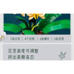 TOP TOY TC1101 1101 non  PHONG LAN TAO NHÃ tỷ lệ 1:1 bộ đồ chơi xếp lắp ráp ghép mô hình Creator Sáng Tạo