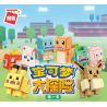 Enlighten 73012 Qman 73012 non  POKÉMON ADVENTURE-SECOND 8 PIKACHU MEWTWO THUNDERBALL PIPPI GOPHER KODAK GAS BOMB MOSQUITO COIL NÒNG NỌC bộ đồ chơi xếp lắp ráp ghép mô hình Movie & Game Phim Và Trò Chơi