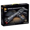 PanlosBrick 670014 Panlos Brick 670014 non  SÚNG TIỂU LIÊN FLYING TIGERS MP5 bộ đồ chơi xếp lắp ráp ghép mô hình Gun MP5A5 SUBMACHINE GUN 1013 khối