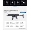 PanlosBrick 670014 Panlos Brick 670014 non  SÚNG TIỂU LIÊN FLYING TIGERS MP5 bộ đồ chơi xếp lắp ráp ghép mô hình Gun MP5A5 SUBMACHINE GUN 1013 khối