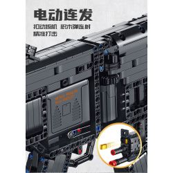 PanlosBrick 670014 Panlos Brick 670014 non  SÚNG TIỂU LIÊN FLYING TIGERS MP5 bộ đồ chơi xếp lắp ráp ghép mô hình Gun MP5A5 SUBMACHINE GUN 1013 khối