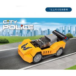 XINGBAO XB-58003 58003 XB58003 non  XE CẢNH SÁT THÀNH PHỐ bộ đồ chơi xếp lắp ráp ghép mô hình City CITY POLICE