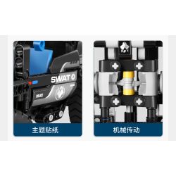 IM.MASTER 6810 non  CẢNH SÁT ĐẶC BIỆT XE ĐỊA HÌNH bộ đồ chơi xếp lắp ráp ghép mô hình  SWAT Kỹ Thuật Công Nghệ Cao Mô Hình Phương Tiện 430 khối