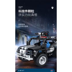 IM.MASTER 6810 non  CẢNH SÁT ĐẶC BIỆT XE ĐỊA HÌNH bộ đồ chơi xếp lắp ráp ghép mô hình  SWAT Kỹ Thuật Công Nghệ Cao Mô Hình Phương Tiện 430 khối