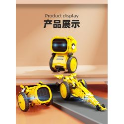 HAPPY BUILD SHINEYU XINYU YC-35001 35001 YC35001 non  NGƯỜI MÁY 3IN1 bộ đồ chơi xếp lắp ráp ghép mô hình Gun CHANGEABLE Súng 468 khối