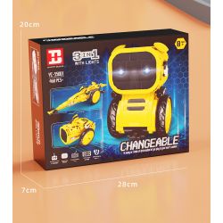 HAPPY BUILD SHINEYU XINYU YC-35001 35001 YC35001 non  NGƯỜI MÁY 3IN1 bộ đồ chơi xếp lắp ráp ghép mô hình Gun CHANGEABLE Súng 468 khối