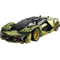 PanlosBrick 673005 Panlos Brick 673005 non  ĐUA CƠ KHÍ tỷ lệ 1:14 bộ đồ chơi xếp lắp ráp ghép mô hình  LAMBORGHINI TERZO MILLENNIO Kỹ Thuật Công Nghệ Cao Mô Hình Phương Tiện 1406 khối