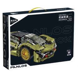 PanlosBrick 673005 Panlos Brick 673005 non  ĐUA CƠ KHÍ tỷ lệ 1:14 bộ đồ chơi xếp lắp ráp ghép mô hình  LAMBORGHINI TERZO MILLENNIO Kỹ Thuật Công Nghệ Cao Mô Hình Phương Tiện 1406 khối