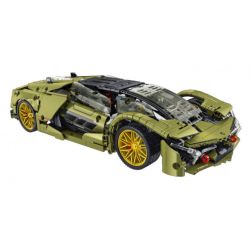 PanlosBrick 673005 Panlos Brick 673005 non  ĐUA CƠ KHÍ tỷ lệ 1:14 bộ đồ chơi xếp lắp ráp ghép mô hình  LAMBORGHINI TERZO MILLENNIO Kỹ Thuật Công Nghệ Cao Mô Hình Phương Tiện 1406 khối