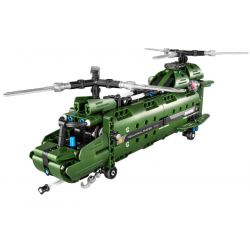 IM.MASTER 6809 non  MÁY BAY TRỰC THĂNG VẬN TẢI bộ đồ chơi xếp lắp ráp ghép mô hình  MF09 CHINOOK HELICOPTER Kỹ Thuật Công Nghệ Cao Mô Hình Phương Tiện 432 khối