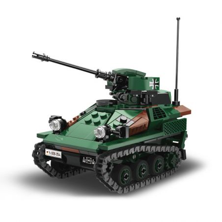 XINGBAO XB-06054 06054 XB06054 non  XE BỌC THÉP CHỒN tỷ lệ 1:30 bộ đồ chơi xếp lắp ráp ghép mô hình Military Army WIESEL Quân Sự Bộ Đội 394 khối