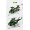 IM.MASTER 6809 non  MÁY BAY TRỰC THĂNG VẬN TẢI bộ đồ chơi xếp lắp ráp ghép mô hình  MF09 CHINOOK HELICOPTER Kỹ Thuật Công Nghệ Cao Mô Hình Phương Tiện 432 khối