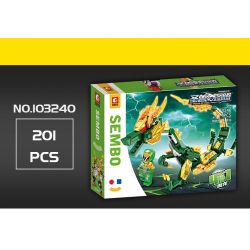 SEMBO 103240 103237 103238 103239 non  BỐN VỊ THẦN VÀ QUÁI THÚ MÁY THÉP 4 XUANWU BAIHU SUZAKU QINGLONG bộ đồ chơi xếp lắp ráp ghép mô hình Therion Totems MECHA OF STEEL 861 khối