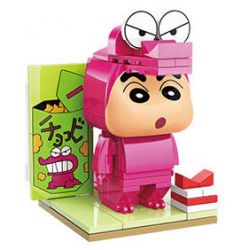 KEEPPLEY K20608 20608 non  XIAOXIN COS ÔNG CÁ SẤU NÚI bộ đồ chơi xếp lắp ráp ghép mô hình Crayon Shin-Chan Cậu Bé Bút Chì