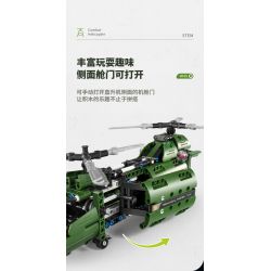 IM.MASTER 6809 non  MÁY BAY TRỰC THĂNG VẬN TẢI bộ đồ chơi xếp lắp ráp ghép mô hình  MF09 CHINOOK HELICOPTER Kỹ Thuật Công Nghệ Cao Mô Hình Phương Tiện 432 khối