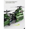 IM.MASTER 6809 non  MÁY BAY TRỰC THĂNG VẬN TẢI bộ đồ chơi xếp lắp ráp ghép mô hình  MF09 CHINOOK HELICOPTER Kỹ Thuật Công Nghệ Cao Mô Hình Phương Tiện 432 khối