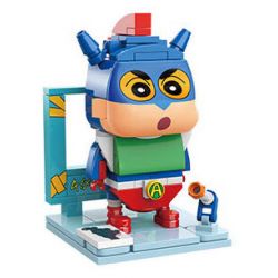KEEPPLEY K20607 20607 non  SIÊU NHÂN NĂNG ĐỘNG XIAOXIN COS bộ đồ chơi xếp lắp ráp ghép mô hình Crayon Shin-Chan Cậu Bé Bút Chì