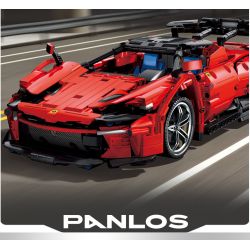 PanlosBrick 673006 Panlos Brick 673006 non  ĐUA CƠ KHÍ tỷ lệ 1:14 bộ đồ chơi xếp lắp ráp ghép mô hình  Kỹ Thuật Công Nghệ Cao Mô Hình Phương Tiện 1537 khối