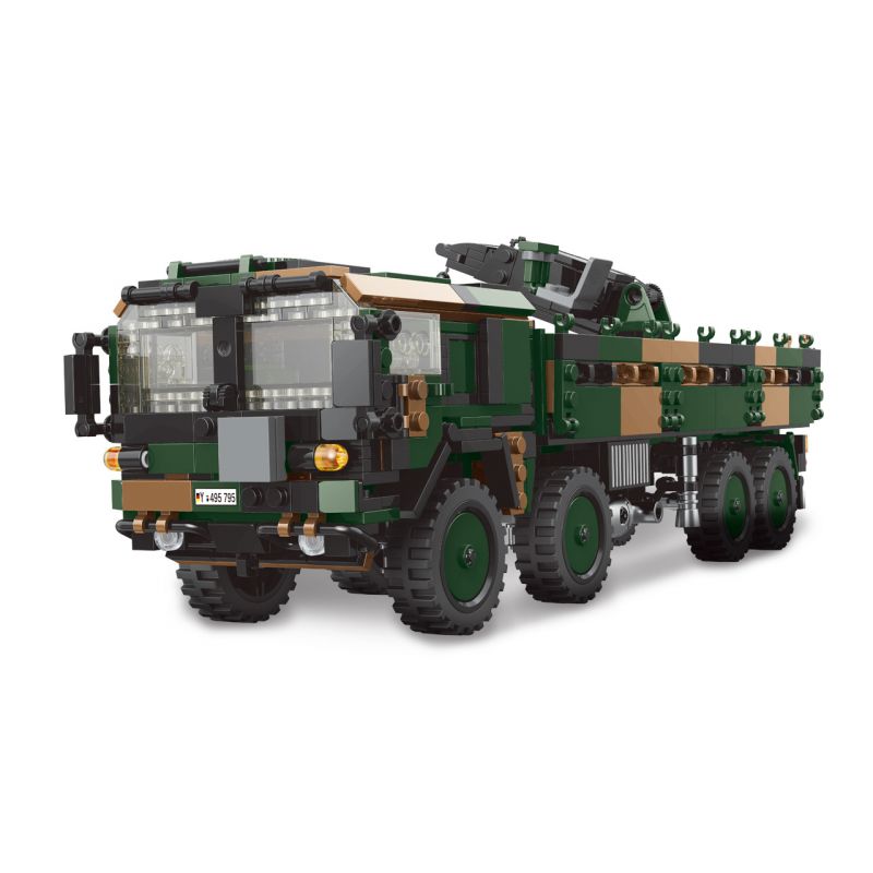 XINGBAO XB-06052 06052 XB06052 non  XE NÂNG bộ đồ chơi xếp lắp ráp ghép mô hình Military Army MAN LKW KAT 1 MIL GL 8X8 10T Quân Sự Bộ Đội 893 khối