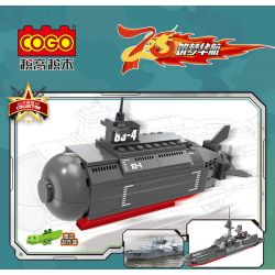 COGO 17004 non  TÀU NGẦM TYPE 093 LỚP SHANG bộ đồ chơi xếp lắp ráp ghép mô hình Military Army Quân Sự Bộ Đội 160 khối