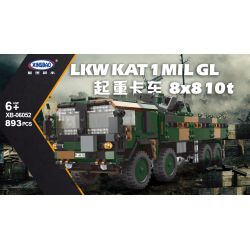 XINGBAO XB-06052 06052 XB06052 non  XE NÂNG bộ đồ chơi xếp lắp ráp ghép mô hình Military Army MAN LKW KAT 1 MIL GL 8X8 10T Quân Sự Bộ Đội 893 khối