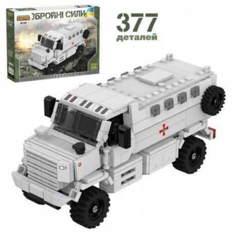 LIMO TOY KB005 XINGBAO XB-06804 06804 XB06804 non  XE TẢI KPA3 bộ đồ chơi xếp lắp ráp ghép mô hình Across The Battlefield Băng Qua Chiến Trường 377 khối