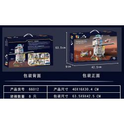 JP 66012 non  SỐNG TRÊN SAO HỎA bộ đồ chơi xếp lắp ráp ghép mô hình LIVING ON MARS 1283 khối
