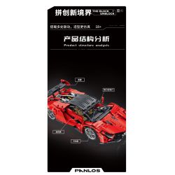 PanlosBrick 673003 Panlos Brick 673003 non  ĐUA CƠ KHÍ tỷ lệ 1:14 bộ đồ chơi xếp lắp ráp ghép mô hình  Kỹ Thuật Công Nghệ Cao Mô Hình Phương Tiện 1437 khối