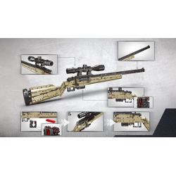 XINGBAO XB-24007 24007 XB24007 non  SÚNG BẮN TỈA M24 bộ đồ chơi xếp lắp ráp ghép mô hình Pubg Battlegrounds M24 SNIPER RIFLE Bắn Súng 1116 khối