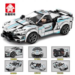 LEYI 31020 non  31020 XE BUÝT KÉO TRỞ LẠI bộ đồ chơi xếp lắp ráp ghép mô hình Racing Cuộc Đua 302 khối