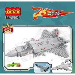 COGO 17005 non  MÁY BAY CHIẾN ĐẤU J-20 bộ đồ chơi xếp lắp ráp ghép mô hình Military Army Quân Sự Bộ Đội 184 khối