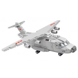 COGO 17008 non  MÁY BAY VẬN TẢI Y-20 bộ đồ chơi xếp lắp ráp ghép mô hình Military Army Quân Sự Bộ Đội 403 khối