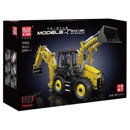 MouldKing 17036 Mould King 17036 REBRICKABLE MOC-86258 86258 MOC86258 REOBRIX 22018 non  HAI PHƯƠNG TIỆN KỸ THUẬT BẬN RỘN bộ đồ chơi xếp lắp ráp ghép mô hình  BULLDOZER Kỹ Thuật Công Nghệ Cao Mô Hình Phương Tiện 2239 khối