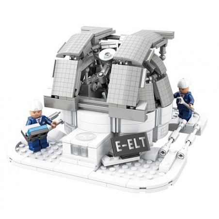 JP 66009 non  KÍNH THIÊN VĂN CỰC LỚN CHÂU bộ đồ chơi xếp lắp ráp ghép mô hình EUROPEAN EXTREMELY LARGE TELESCOPE 621 khối
