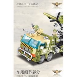 XINGBAO XB-50025 50025 XB50025 non  PHƯƠNG TIỆN PHÓNG MÁY BAY KHÔNG NGƯỜI LÁI TRINH SÁT bộ đồ chơi xếp lắp ráp ghép mô hình Across The Battlefield MILITARY DRONE LAUNCH VEHICLE Băng Qua Chiến Trường 581 khối